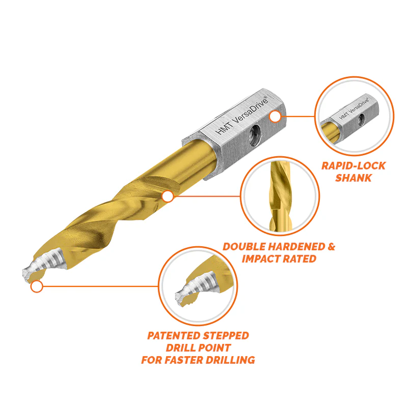 VersaDrive TurboTip & Impactatap Combi Set + FREE Adapter