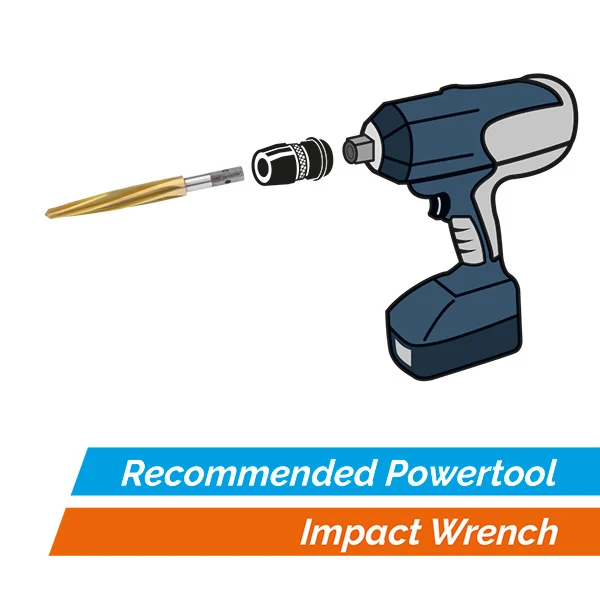 Versadrive Impact Reamer Set + adapter