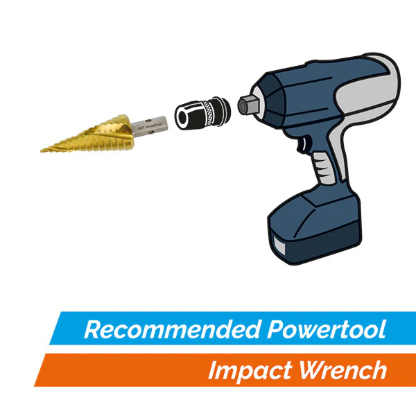 Versadrive Step Drill Set + adapter - Image 6